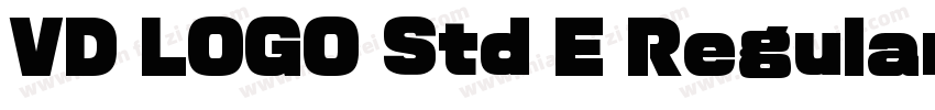 VD LOGO Std E Regular字体字体转换